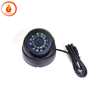 Siyah USB Güçlü Dash Kamera İzleme Sistemi Yarım küresel 1080P