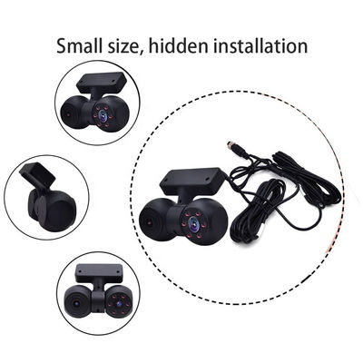 Patentli Tasarım HP 1080P Mini Dash Cam Araç Balık Gözü İçin Gizli Çift Kamera