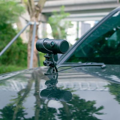 2MP 4G WIFI Uzaktan İzleyici Mini Motor Bisikleti için Mini Çift Masaüstü Kamera DVR GPS ADAS DMS BSD ile