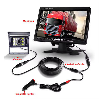 Universal 12V Dash Cam Maxi Kamyon Yedek Kamera İçeriye 18 IR LED Gece Yardım için