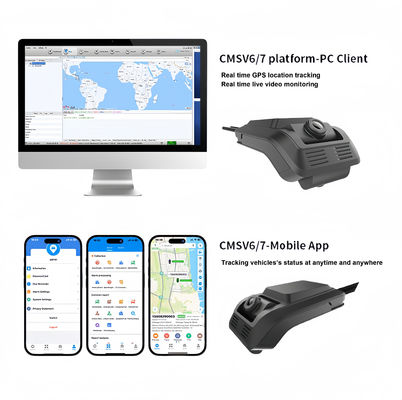 FIRECORE HX-880 4G Ai Araba Kamera Adas Dms Cmsv6 Gps Araba Dvr Çift Lens Akıllı Dashcam